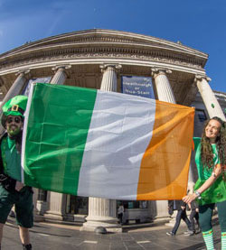 St. Patrick's Day in Dublin Ireland