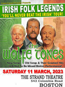 Wolfe Tones Marching in the 2023 Parade