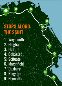 South Shore Irish Heritage Trail Map